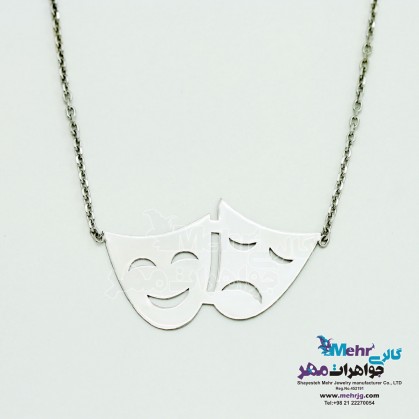 Gold Necklace - Tears and Smiles Design-SM0784